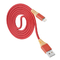 La alta seguridad MFi certificó el color rojo del cable 5V 2.4A del USB para el teléfono