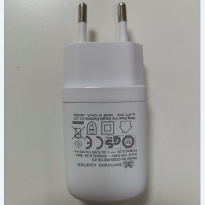 Enchufe de la UE del cargador 5W del adaptador del poder 5V 1A USB de la CA que cambia DC para la lámpara del LED