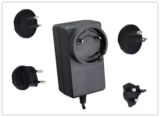 Fuente de alimentación intercambiable Adaptador de alimentación de 12 voltios 3.0A con homologación IEC61558